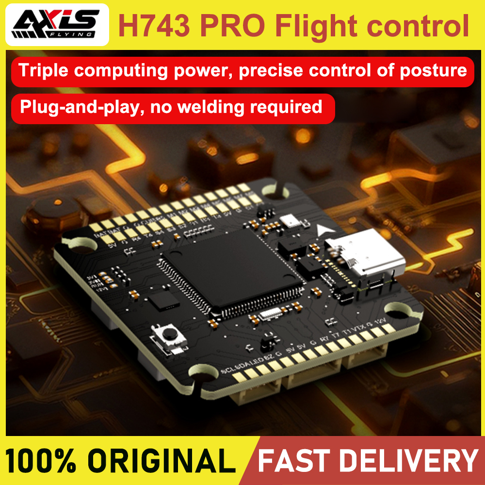 Fpv Drone Flight Controller - Полетный контроллер Axisflying H743 PRO STM32H743,