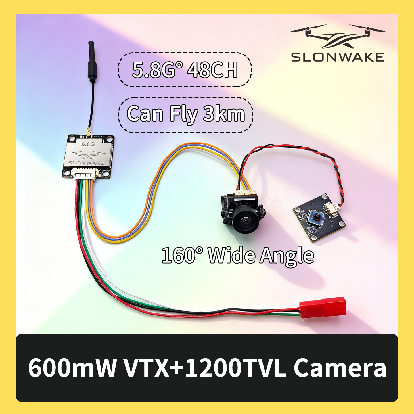 Fpv Drone Frame - SLONWAKE 5,8G 600 мВт 7-24 В