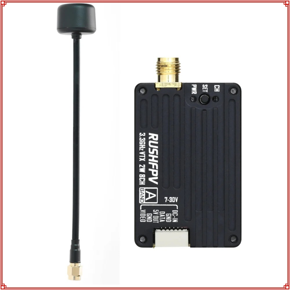 Fpv Drone Antenna - Новый передатчик RUSHFPV 3.3G 2W VTX