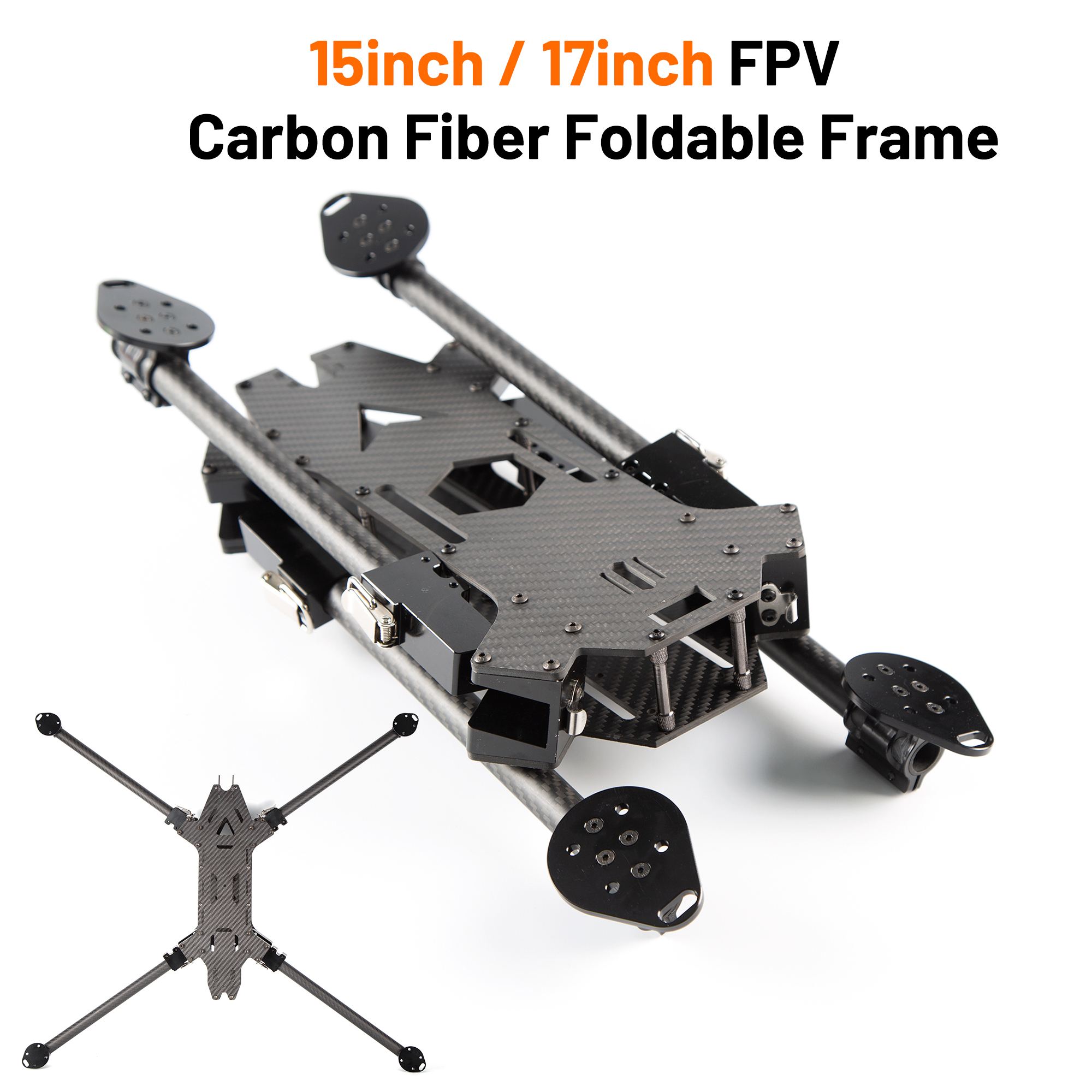 Fpv Drone Motor - 15/17-дюймовый складной карбоновый FPV-раммный комплект с