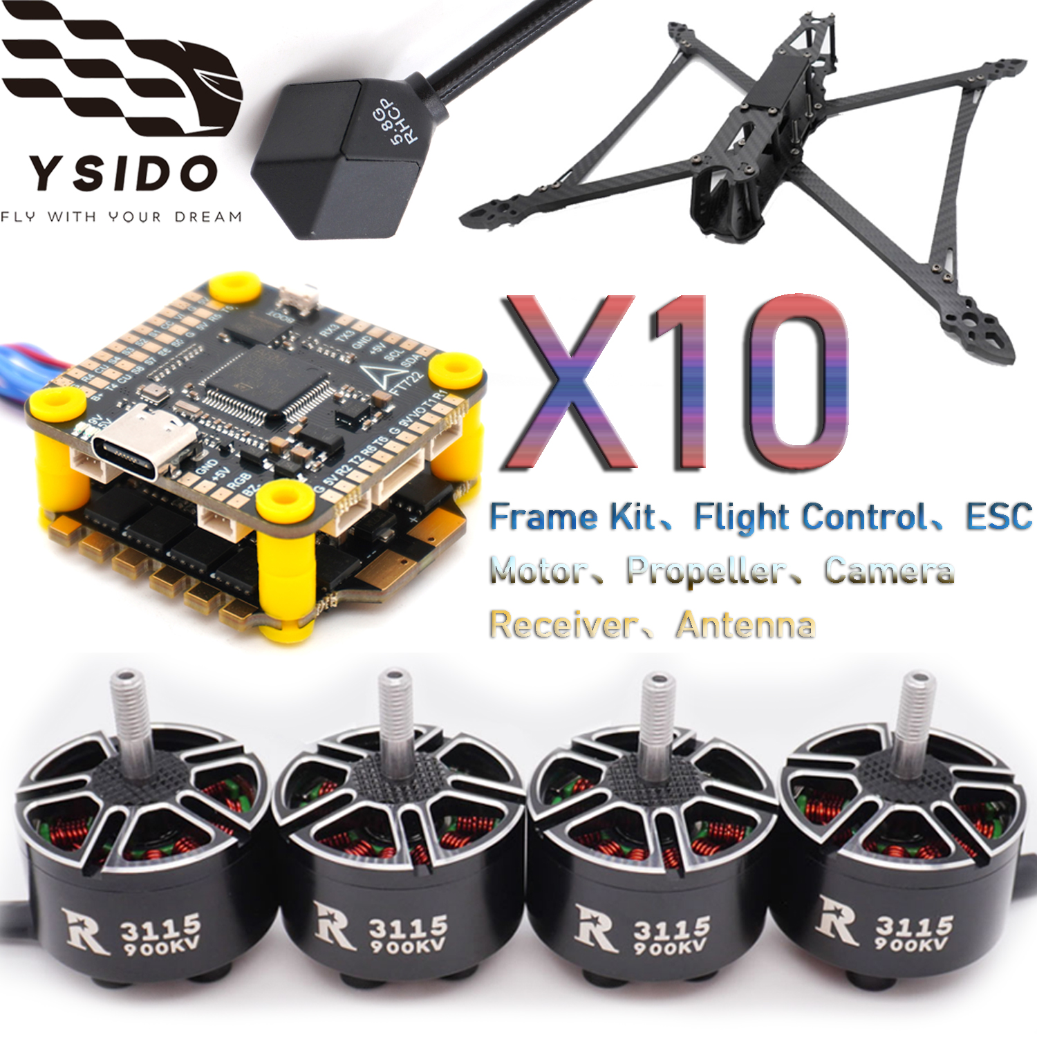 Fpv Drone Tool Kit - Комплект для FPV-дрона YSIDO: рама 427