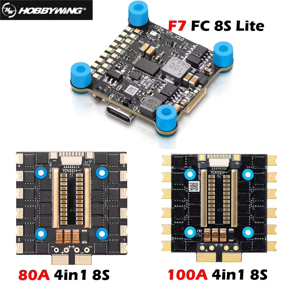 Fpv Drone Flight Controller - HobbyWing XRotor 80A 100A 4-в-1 8S