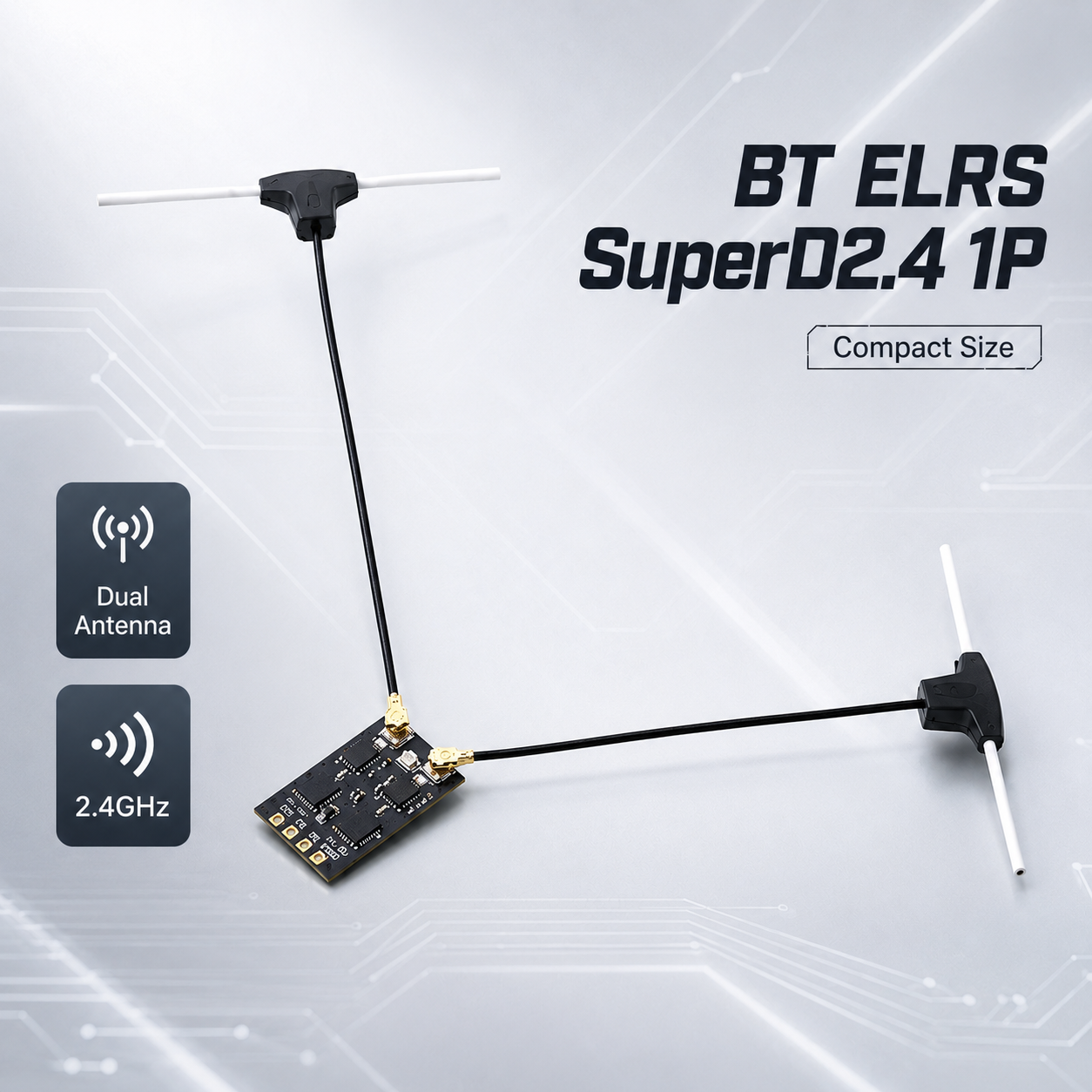 Fpv Drone Antenna - Приемник BETAFPV SuperD ELRS 2.4ГГц с