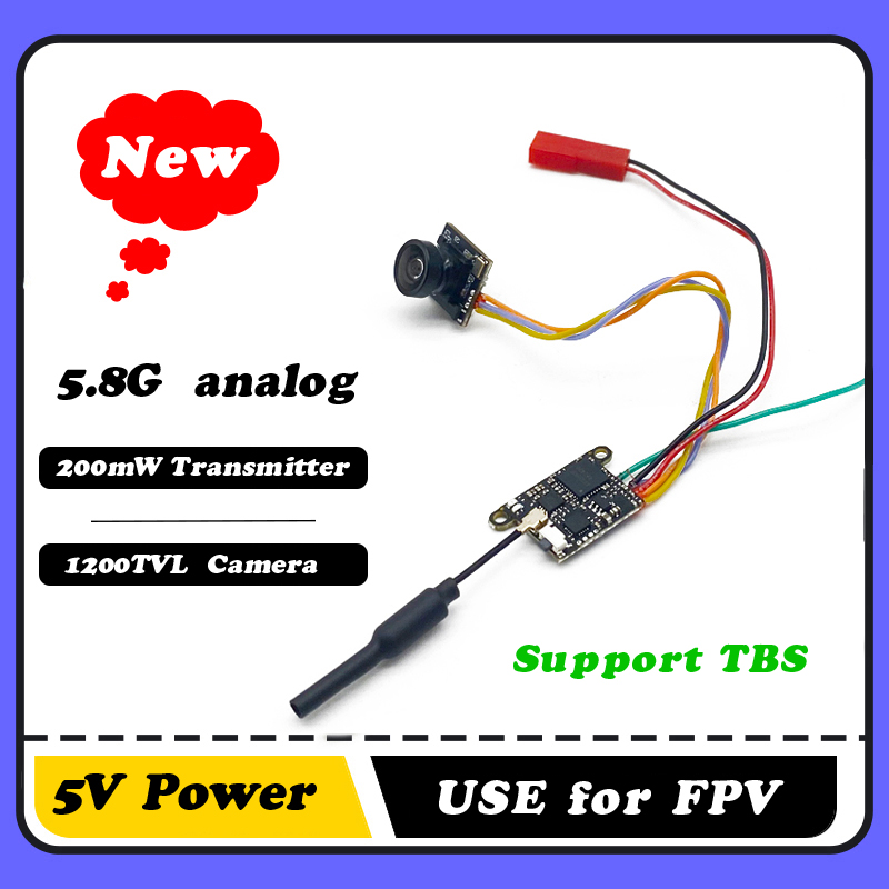 Fpv Drone Frame - SLONWAKE 5,8G 1200TVL FPV камера VTX