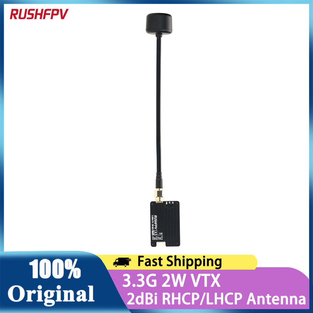 Fpv Drone Antenna - RUSHFPV 3,3G 2W VTX видеопередатчик FPV