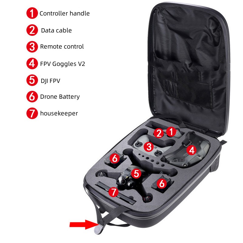 Рюкзак, жесткий чехол, подклад – обзор и цена Fpv Drone Bag