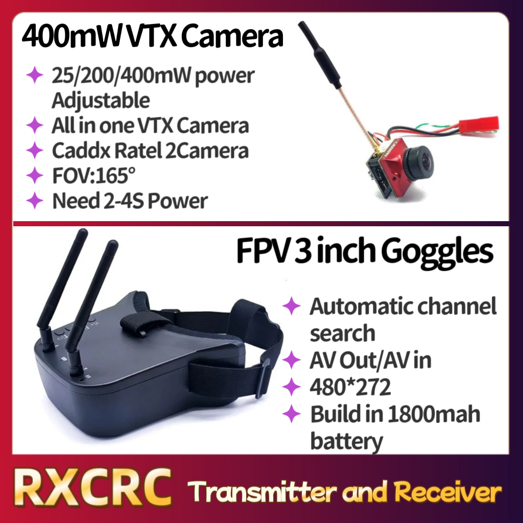 Модуль-передатчик RXCRC 5,8G,  – обзор и цена Fpv Drone Goggles
