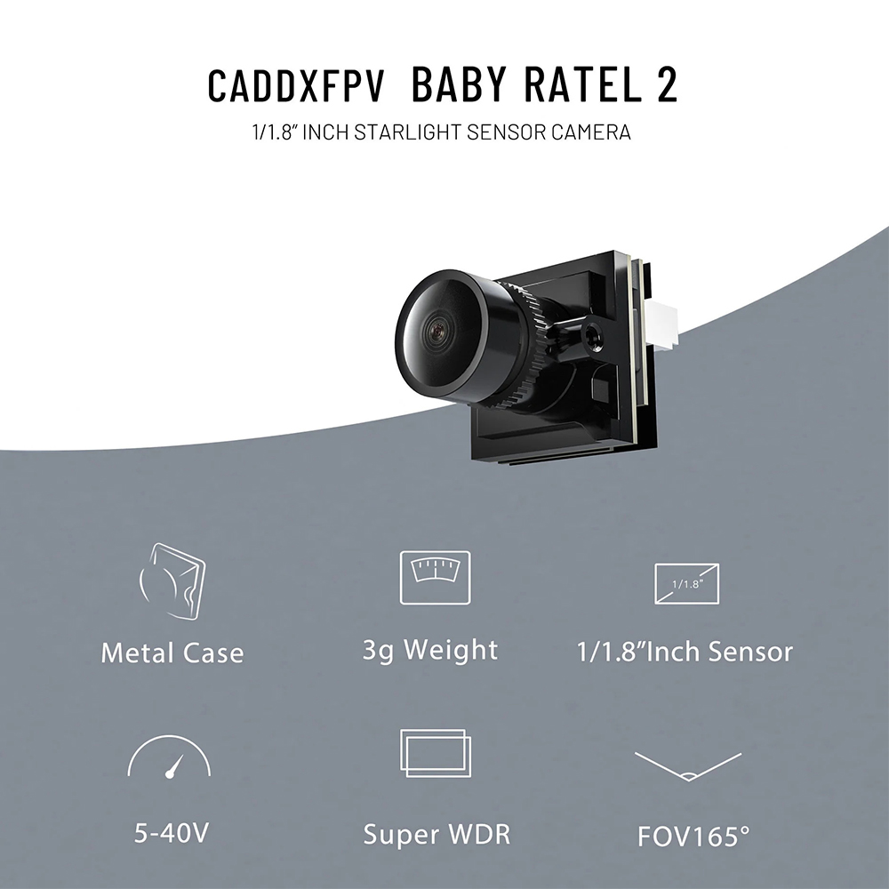 CADDX Micro FPV камера Ratel 2 – обзор и цена Fpv Drone Camera