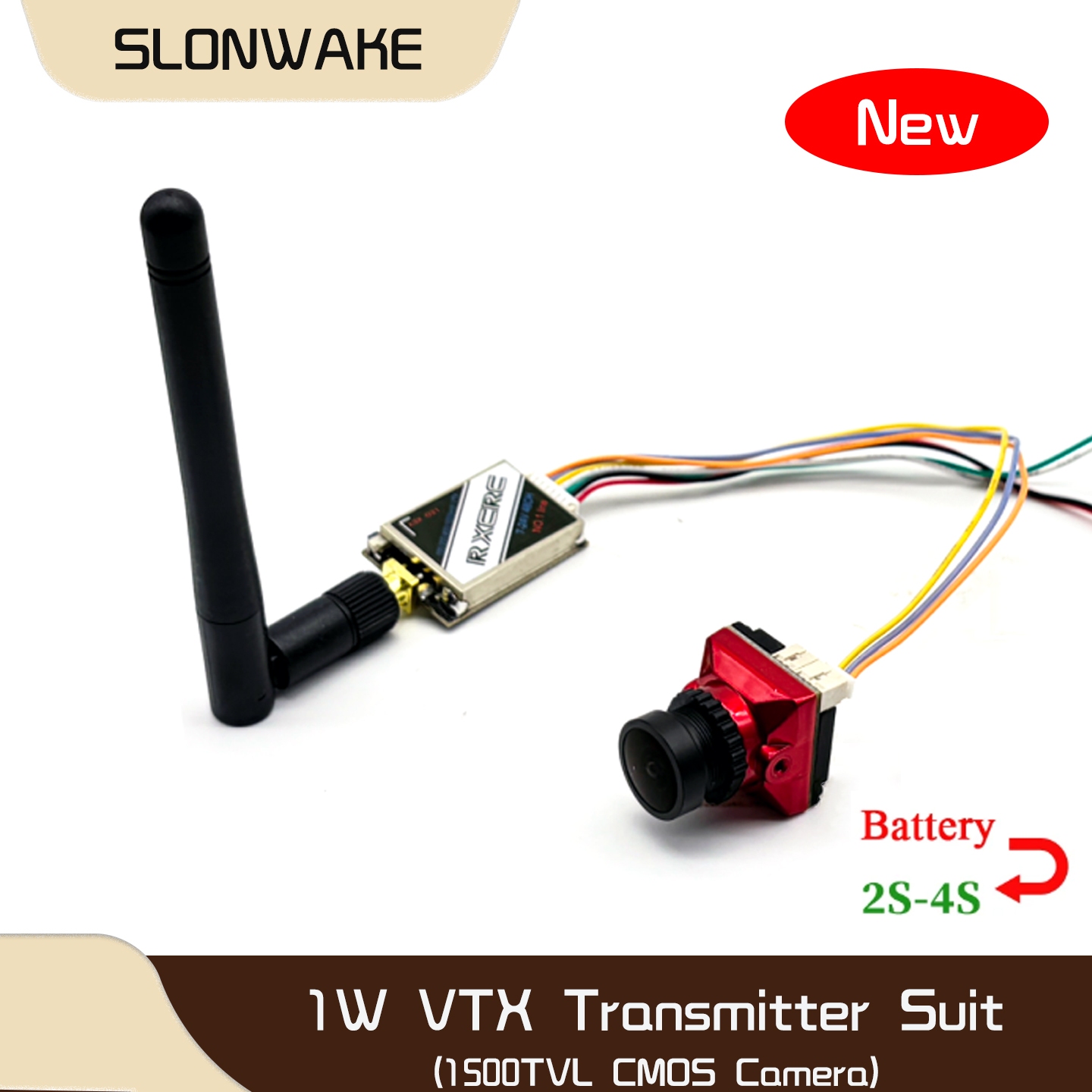 SLONWAKE 5.8G 48CH 1W VTX 100/ – обзор и цена Fpv Drone Frame