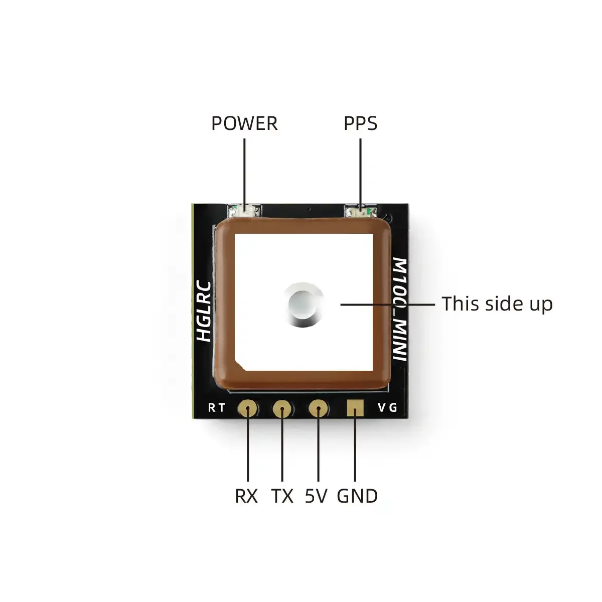 Модуль GPS HGLRC M100 MINI M10 – обзор и цена Fpv Drone Flight Controller